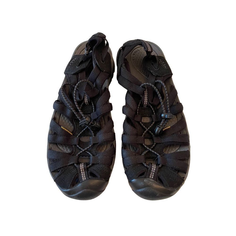 Keen Womens Black Waterproof Hiking Sandals Size 8.5